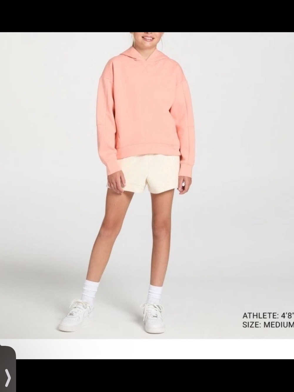 NWT DSG Girls Summer Peach 🍑 Crew-Neck Hoodie Sz S M & L $35 - Picture 2 of 5